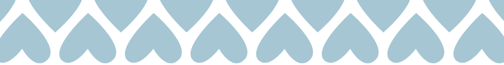 Blue hearts repeating