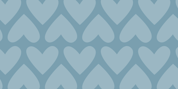 Dark blue background with transparent hearts overtop