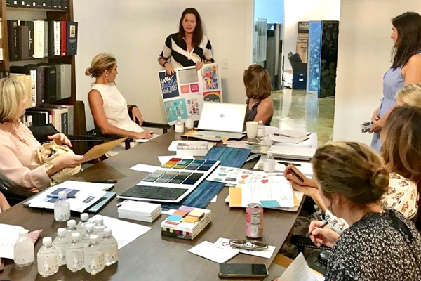 A Lotta Love team preparing for a new makeover