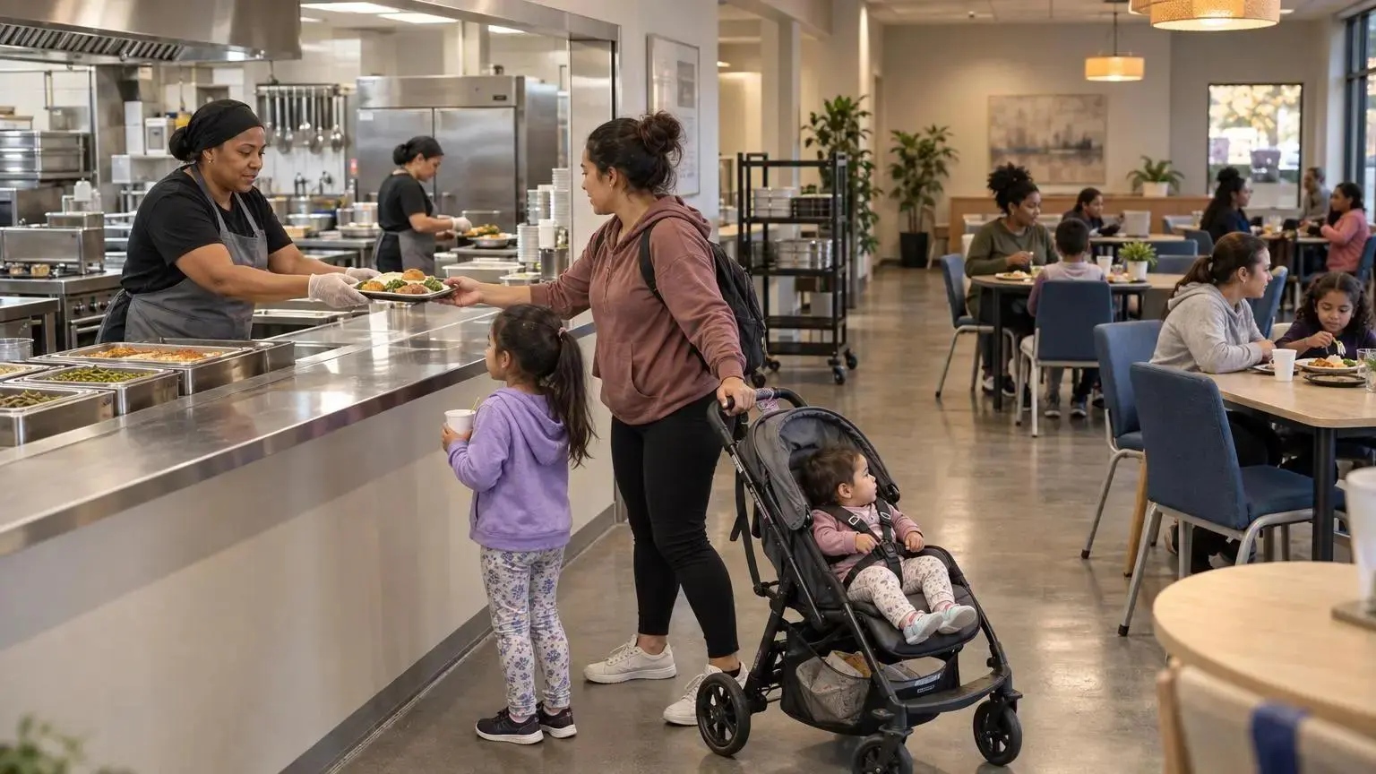 Facility walk through checklist for food preparation and dining areas